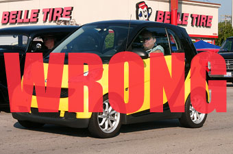 Illustration for article titled The Right Way to Drive a Smart Car at the Woodward Dream Cruise